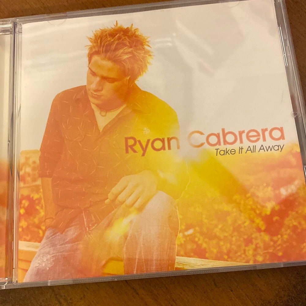 🎶🌿Gently used Ryan Cabrera. Take it All Away CD
